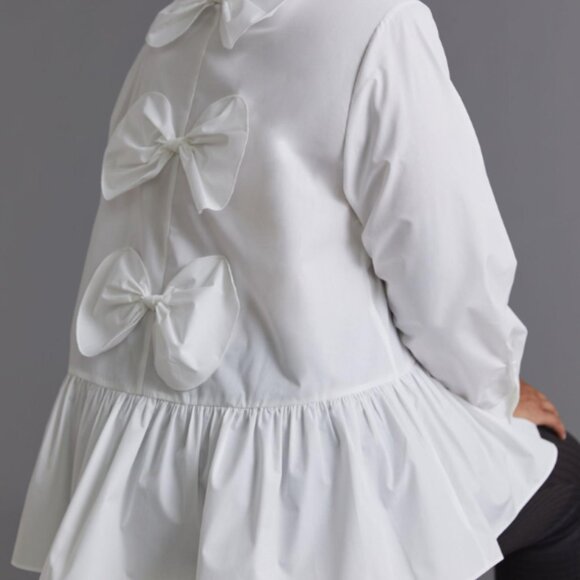 Anthropologie Tops - Anthropologie Bow-Back Blouse.  Plus size 3X. NWT